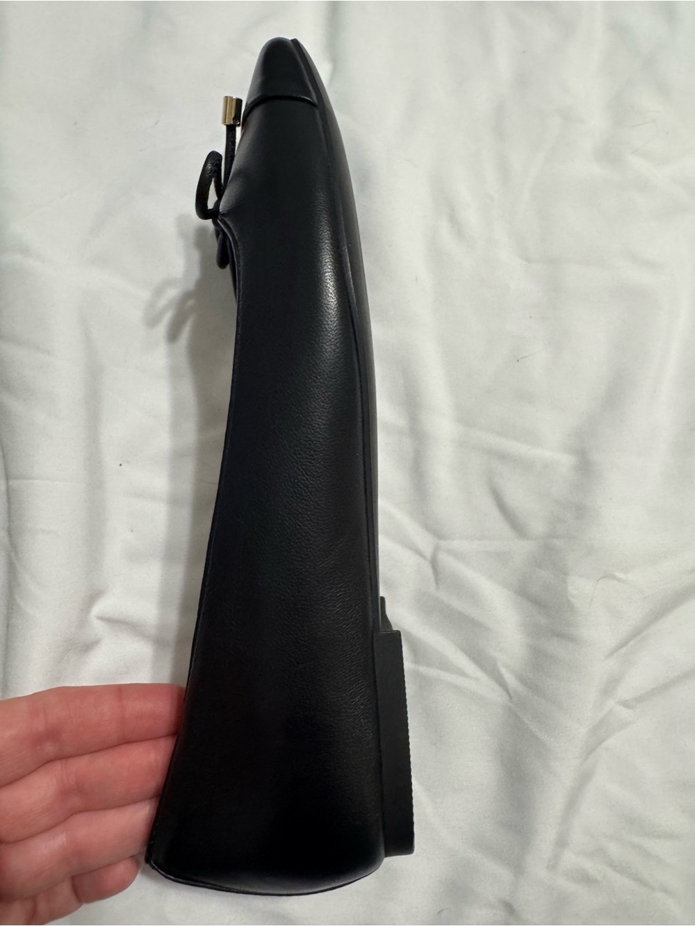 Vionic Black Bow-Accent Square-Toe Ballet Flats - Picture 5 of 9